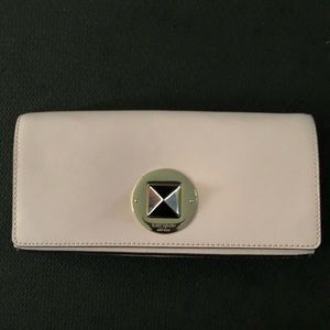 Kate Spade light pink clutch